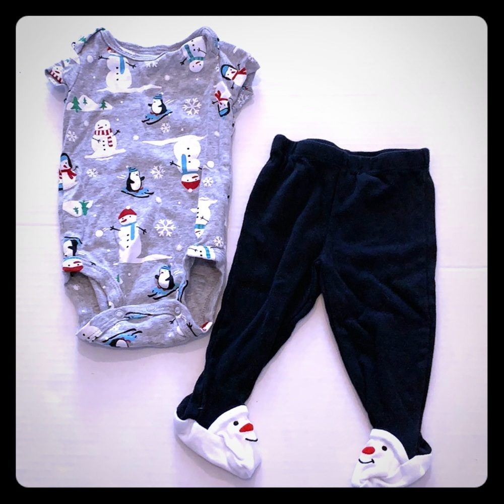 Carters snowman outfit